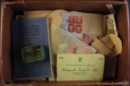 ATTIC FIND A Tatty Old, Children's "Evacuation" Suitcase (missing Handle) Stuffed With Envelopes Containing An On... - Autres & Non Classés