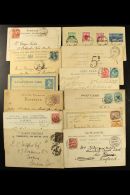 COVERS & CARD ACCUMULATION 1880-1990 ALL WORLD Hoard With Postcards, Aerogramme, First Day Covers, Registered... - Other & Unclassified