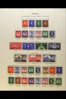 GB OVERPRINTS 1953/60 FINE NEVER HINGED MINT QEII COLLECTION Of Issues From Bahrain, Kuwait, Morocco Agencies And... - Andere & Zonder Classificatie