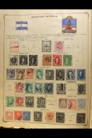 1840-1888 CLASSIC WORLD COLLECTION. Some Mint But Mostly Used All Different Stamps In An Ancient 1888 Scott Album,... - Other & Unclassified