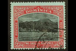 1908-20 2s6d Black And Red, Wmk Mult Crown CA Sideways, SG 53c, Fine Used. For More Images, Please Visit... - Dominica (...-1978)