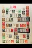 1933-1940 HINDENBURG SE-TENANT ISSUES. An Attractive Mint (many Never Hinged) & Used Collection Of Se-tenant,... - Altri & Non Classificati