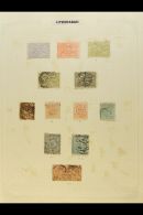 HYDERABAD 1869-1947 MINT & USED COLLECTION On Leaves, Inc 1937-41 Set Mint (mostly NHM), Good Official... - Other & Unclassified