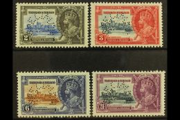 1935 Silver Jubilee Set Complete, Perforated "Specimen", SG 239s/42s, Fine Mint. (4 Stamps) For More Images,... - Trindad & Tobago (...-1961)