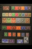 1937-52 COMPLETE "SIMPLIFIED" MINT COLLECTION On A Pair Of Stock Pages, SG 461/514, Very Lightly Hinged. Lovely... - Zonder Classificatie