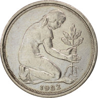 Monnaie, République Fédérale Allemande, 50 Pfennig, 1982, Hamburg, TTB - 50 Pfennig