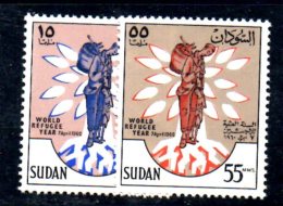 XP52 - SUDAN , La Serie 125/26   ***  MNH Rifugiato Refugee - Sudan (1954-...)