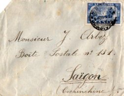TB 1082 - LSC - Lettre De Grèce Pour SAIGON Cochinchine Via ALEXANDRIA , PORT SAID , SINGAPORE - Storia Postale
