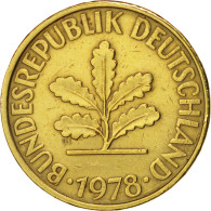 Monnaie, République Fédérale Allemande, 10 Pfennig, 1978, Stuttgart, TTB - 10 Pfennig