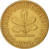 Monnaie, République Fédérale Allemande, 10 Pfennig, 1976, Stuttgart, TTB - 10 Pfennig