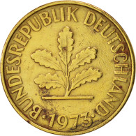 Monnaie, République Fédérale Allemande, 10 Pfennig, 1973, Stuttgart, TTB - 10 Pfennig