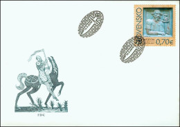 Slovakia 2010, FDC Cover Matthew III Csak Uncrowned King Mi.# 633, Ref.bbzg - FDC