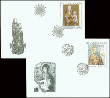 Slovakia 2010, FDC Covers Gothic Art Paintings Mi.# 648-649, Ref.bbzg - FDC