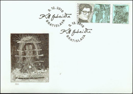 Slovakia 2010, FDC Cover Stamp Day Art Karol Ondreicka Mi.# 651, Ref.bbzg - FDC