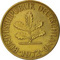Monnaie, République Fédérale Allemande, 10 Pfennig, 1972, Karlsruhe, TTB - 10 Pfennig