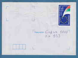 213200 / 2000 - 0.18 Lv. , Beginning The Negotiations For Joining Bulgaria To EU , STARA ZAGORA - SOFIA , Bulgarie - Briefe U. Dokumente