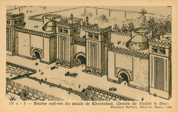 Irak - Iraq - Assyrie - Entrée Sud Est Du Palais De Khorsabad ( Dessin De Viollet Le Duc ) - 2 Scans - Bon état - Iraq