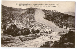 CPA  06    ROQUEBILLIERE  1931   EBOULEMENT    CATASTROPHE DU 24 NOVEMBRE 1926 - Roquebilliere