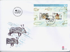 GREENLAND 2006 Nordic Mythology Block On FDC.  Michel  Block 34 - FDC