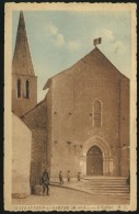 Châteauneuf-sur-Sarthe -  L´église  - Colorisée Et Un Peu Déchirée - Chateauneuf Sur Sarthe