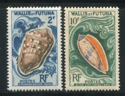 WALLIS ET FUTUNA- Y&T N°164 Et 166- Neufs Sans Gomme (coquillages) - Unused Stamps