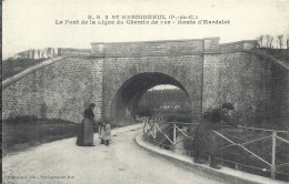 62 - PAS DE CALAIS - SELECTION - HESDIGNEUL LES BOULOGNE Près De Samer - Le Pont Du Chemin De Fer - Rte Hardelot - Samer