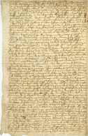 PLOUGASNOU (Finistère). Document Signé à MORLAIX, 24 Avril 1659 Avec La Copie D’un Document De 1653 Concernant Cet - Manuscripts