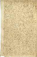 PLOUGASNOU (Finistère). Document Signé à MORLAIX, 24 Avril 1659 Avec La Copie D’un Document De 1653 Concernant Cet - Manuscripten