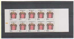 MONACO 1987 CARNET YT N° 1 NEUF** MNH NON PLIE - Carnets