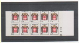 MONACO 1987 CARNET YT N° 1 NEUF** MNH NON PLIE - Carnets