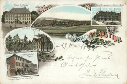 DE CLAUSTHAL ZELLERFELD / Hôtel Rathaus, Kurhaus Voigtslust, Hôtel Deutscher Kaiser / CARTE COULEUR - Clausthal-Zellerfeld