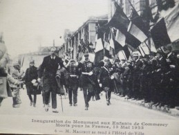 CPA 55 Meuse Commercy Inauguration Du Monument Aux Enfants De Commercy Morts Pour La France 13 Mai 1923 - Commercy