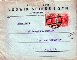 Lettre   De Pologne  Pour La  France 1919 - Lettres & Documents