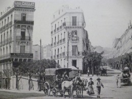 CPA Algérie Mustapha Rue De La Liberté Et Rue Sadi Carnot - Other & Unclassified