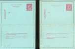 AP - Entier Postal - Carte-lettre N° 05 - Nouvelle éffigie De Léopold II - Perforation B Intérieur Blanc - 0,10 C Rose S - Cartes-lettres