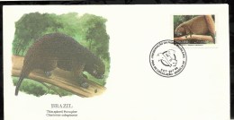 ENVELOPPE PREMIER JOUR . PRESERVATION DE LA FAUNE ET DE LA FLORE . 24 JUILLET 1988 . BRASILIA . - FDC