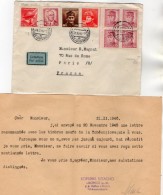 TB 1093 - LAC - Lettre De Tchécoslovaquie Par Avion Pour PARIS - Lettres & Documents