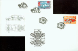 Slovakia 2011, FDC Covers Veteran Motor Cars Mi.# 664-665, Ref.bbzg - FDC