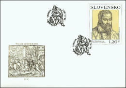 Slovakia 2011, FDC Cover Johannes Sambucus Philologist Art Mi.# 672, Ref.bbzg - FDC