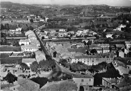 30-BAGNOLES-SUR-CEZE- VUE AERIENNE - QUARTIER DE BOURGNEUF , CARREFOUR DES TROIS PLACE ET AVE DU PONT - Autres & Non Classés