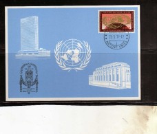 UNITED NATIONS GENEVE GINEVRA ONU UN UNO 1979 HEADQUARTES 1969 CENT. 60 ASTERDAM MAXIMUM MAXI CARD - Cartoline Maximum
