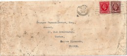 Enveloppe - Cachet Au Départ De PERTH  à  Destination De  TARBES 65 )   -  Tachée  -     $ - Poststempel