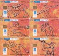 GREECE - Set Of 6 Cards, Ancient Olympic Sports, Tirage 60000, 08/04, Used - Juegos Olímpicos
