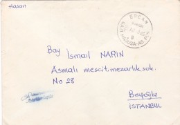 ERCAN ,COVER 1983 TURKEY. - Cartas & Documentos