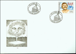 Slovakia 2013, FDC Cover Dominik Tatarka Writer Mi.# 704, Ref.bbzg - FDC