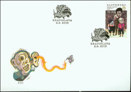 Slovakia 2013, FDC Cover Biennial Of Illustrations Mi.# 715, Ref.bbzg - FDC