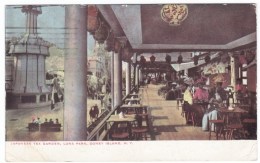 Coney Island Amusement Park New York, Luna Park Japanese Tea Garden, C1900s/10s Vintage Postcard - Brooklyn