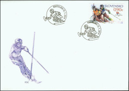 Slovakia 2014, FDC Cover Sport Paralympic Games Sochi Mi.# 728, Ref.bbzg - FDC