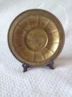 ULTRA RARE ANTIQUE 1800"S OTTOMAN PLATE COOPER WITH GOLD PLATED BULGARIA HAND MADE UNIQUE  No Other - Oestliche Kunst