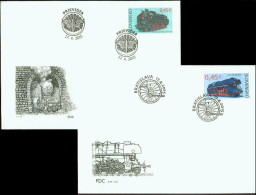 Slovakia 2015, FDC Covers Steam Locomotives Mi.# 761-762, Ref.bbzg - FDC